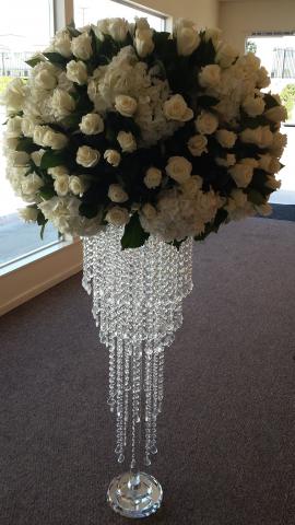 Kelly Crystal Flower Stand